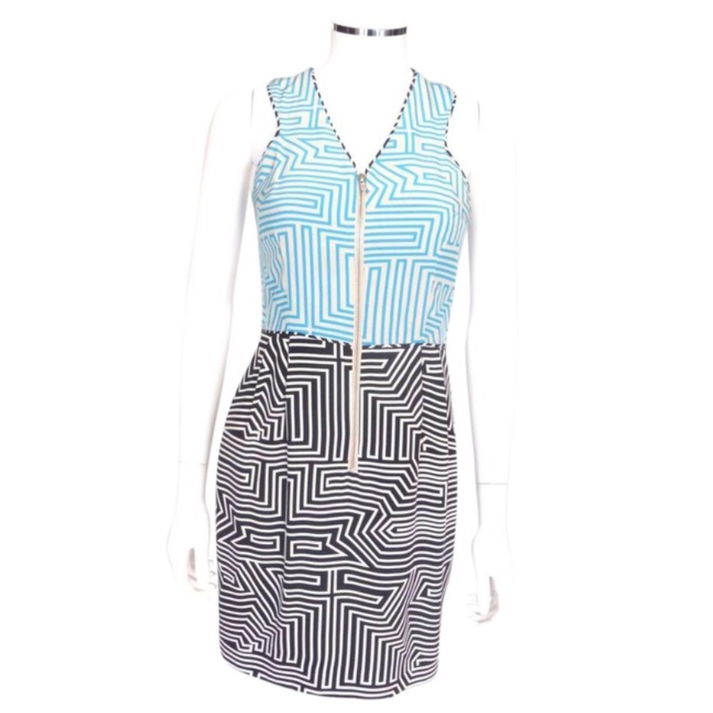 Loeffler Randall geometric cocktail dress